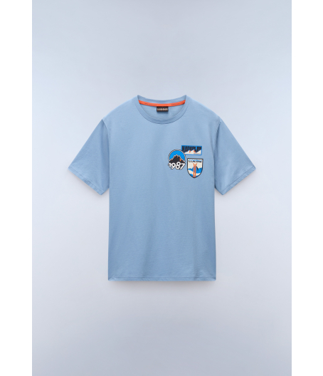 Мъжка тениска S-MONTEPIANA SS FADED DENIM I84 NP0A88SVI84 01