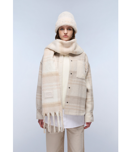 Дамски шал F-PENIA SCARF W BEIGE DIMITY 03 Дамски шал F-PENIA SCARF W BEIGE DIMITY NP0A88WVN1J 03