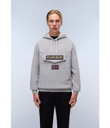 Мъжко горнище BURGEE WINT 4 MEDIUM GREY MELANGE 03 Мъжко горнище BURGEE WINT 4 MEDIUM GREY MELANGE NP0A892T160 03