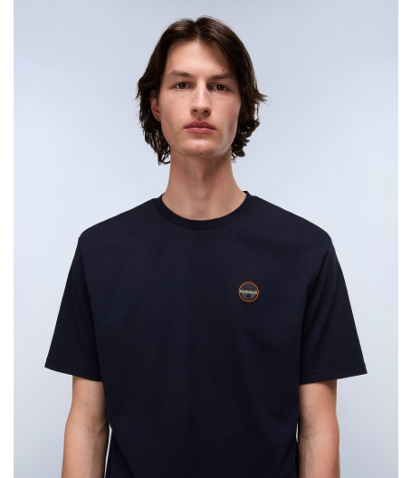 Мъжка тениска S-BADGE SS 1 BLU MARINE NP0A8949176 04