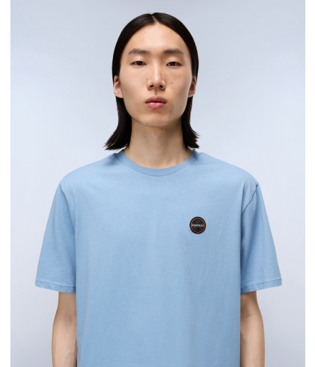 Мъжка тениска S-BADGE SS 1 FADED DENIM I84 NP0A8949I84 05