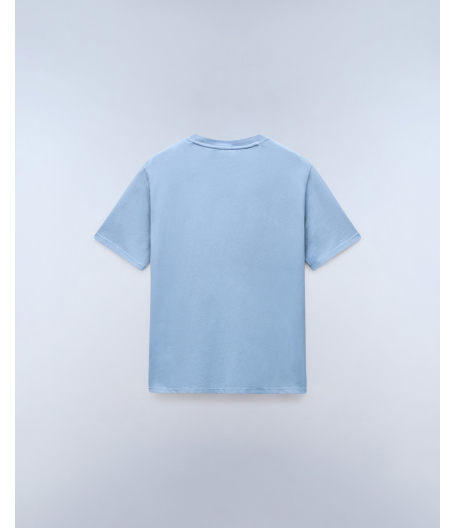 Мъжка тениска S-BADGE SS 1 FADED DENIM I84 NP0A8949I84 02