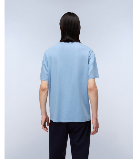 Мъжка тениска S-BADGE SS 1 FADED DENIM I84 NP0A8949I84 06