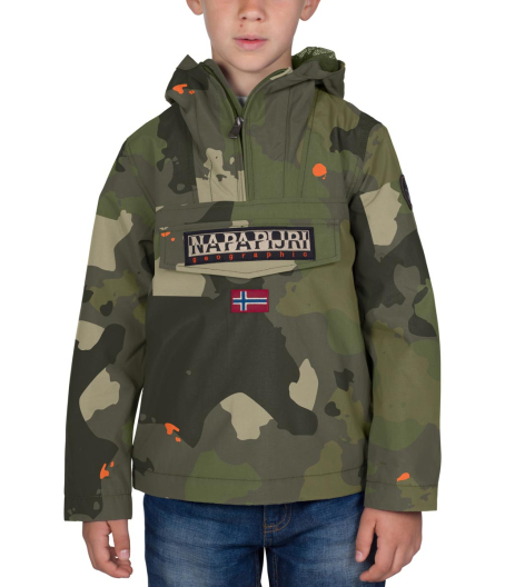 Детско яке K RAINFOREST CAMO 1 - GREEN CAMO F3F NP0A4F18F3F 01