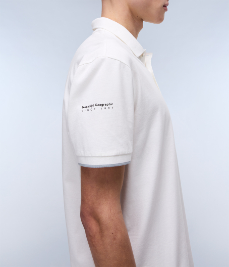 Мъжка тениска E-BADGE SUM WHITE HERON 03 Мъжка тениска E-BADGE SUM WHITE HERON NP0A4IDA206 03