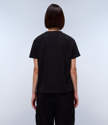 Дамска тениска Azure Short Sleeve T-Shirt Black NP0A4IG3941 06