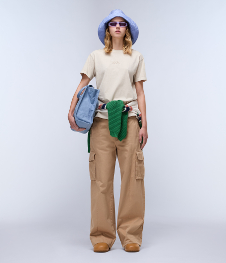 Дамска тениска Azure Short Sleeve BEIGE SILVR T-Shirt NP0A4IG3N90 03