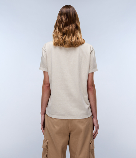 Дамска тениска Azure Short Sleeve BEIGE SILVR T-Shirt NP0A4IG3N90 06