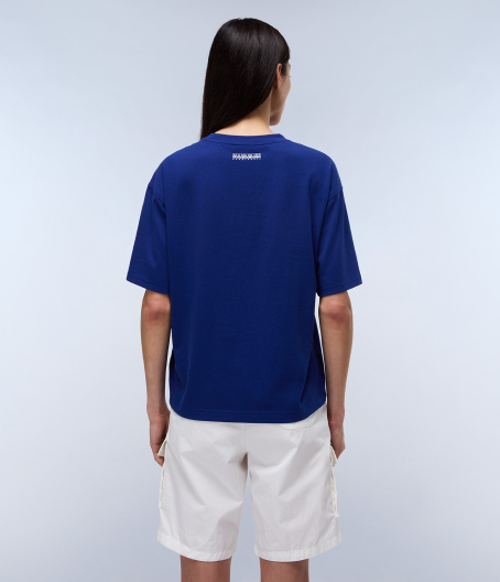 Дамска тениска S-NICE W BELLWETHER BLUE 06 Дамска тениска S-NICE W BELLWETHER BLUE NP0A4IG4B2U 06