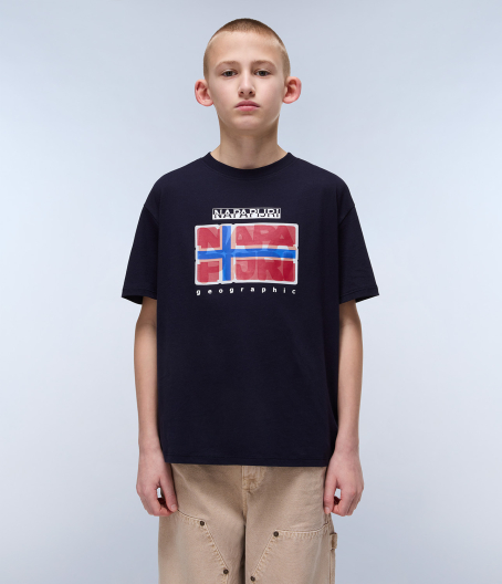 Детска тениска K S-SELLA SS BLU MARINE NP0A4IGX176 03