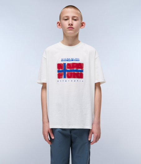 Детска тениска K S-SELLA SS WHITE HERON NP0A4IGX206 03