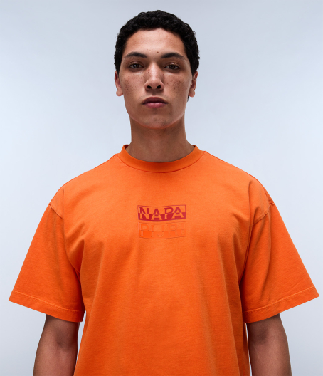 Мъжка тениска S-CORTONA SS SUM ORANGE RED NP0A4ILQA00 05