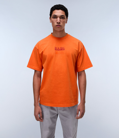 Мъжка тениска S-CORTONA SS SUM ORANGE RED NP0A4ILQA00 04