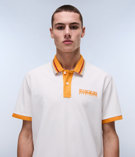 Мъжка тенискa Murlo Short Sleeve Polo Shirt E-MURLO SS WHITE WHISPER NP0A4ILYN1A 04