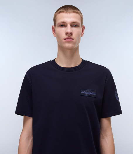 Мъжка тенискa Amundsen Short Sleeve T-Shirt BLU MARINE NP0A4IN8176 04