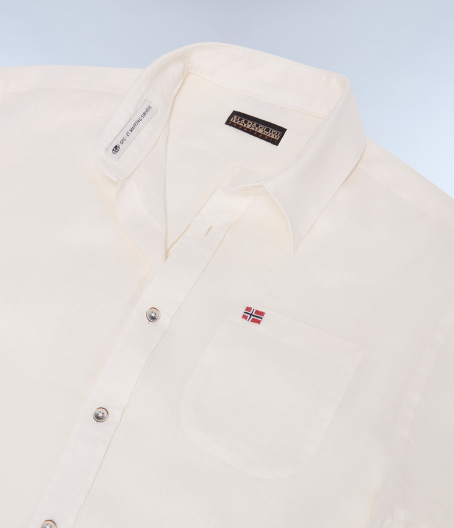 Мъжка риза G-LINEN LS WHITE WHISPER NP0A4HQ2N1A 04