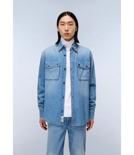 Мъжка риза O-KIENE LS DENIM D1B NP0A892ZD1B 03