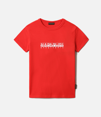 Детска тениска K S-BOX SS 1 BRIGHT RED