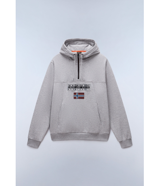 Мъжко горнище BURGEE HZH 2.0 MEDIUM GREY MELANGE