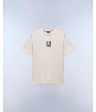 Мъжка тениска S-YUKIS SS BEIGE DIMITY