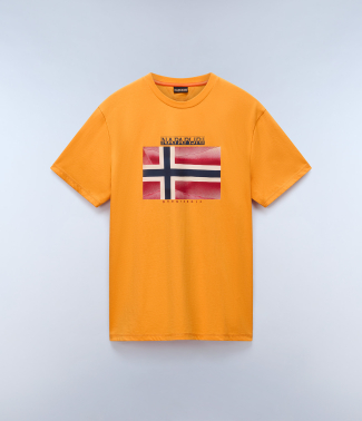 Мъжка тениска Lari Short Sleeve T-Shirt Orange