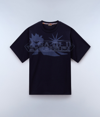 Мъжка тениска S-FIORA SS Dark Blue BEAUTY