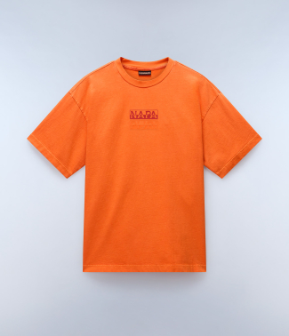 Мъжка тениска S-CORTONA SS SUM ORANGE RED