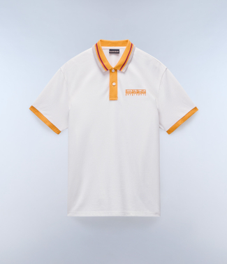 Мъжка тенискa  Murlo Short Sleeve Polo Shirt E-MURLO SS WHITE WHISPER