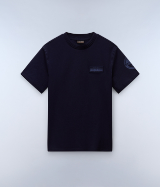 Мъжка тенискa Amundsen Short Sleeve T-Shirt BLU MARINE
