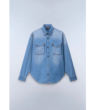Мъжка риза O-KIENE LS DENIM D1B 